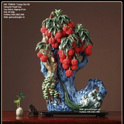 tượng cây vải, hàng kỹ thuật cao, tượng sứ, tượng trung quốc, tượng cây bằng sứ